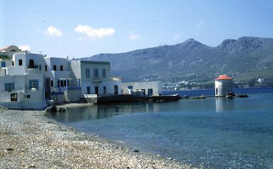 Travel to Leros Photo Gallery  -  THE WINDMILL OF AGIA MARINA